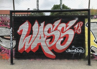 Graffiti kunst "Wass"