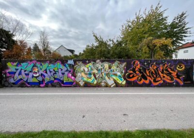 Trixster - Bates - Bcome, Malmø 2022 graffiti kunst på mur